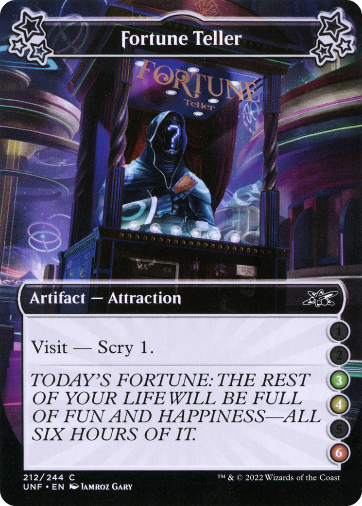 Fortune Teller (3-4-6) (212) Foil - Unfinity