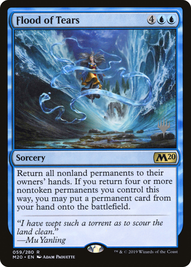 Flood of Tears (59p) Foil - Core Set 2020 Promos