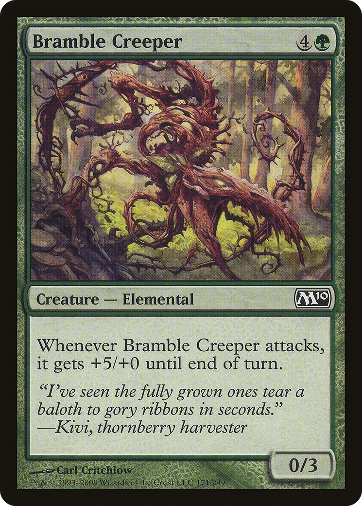 Bramble Creeper (171) Foil - Magic 2010