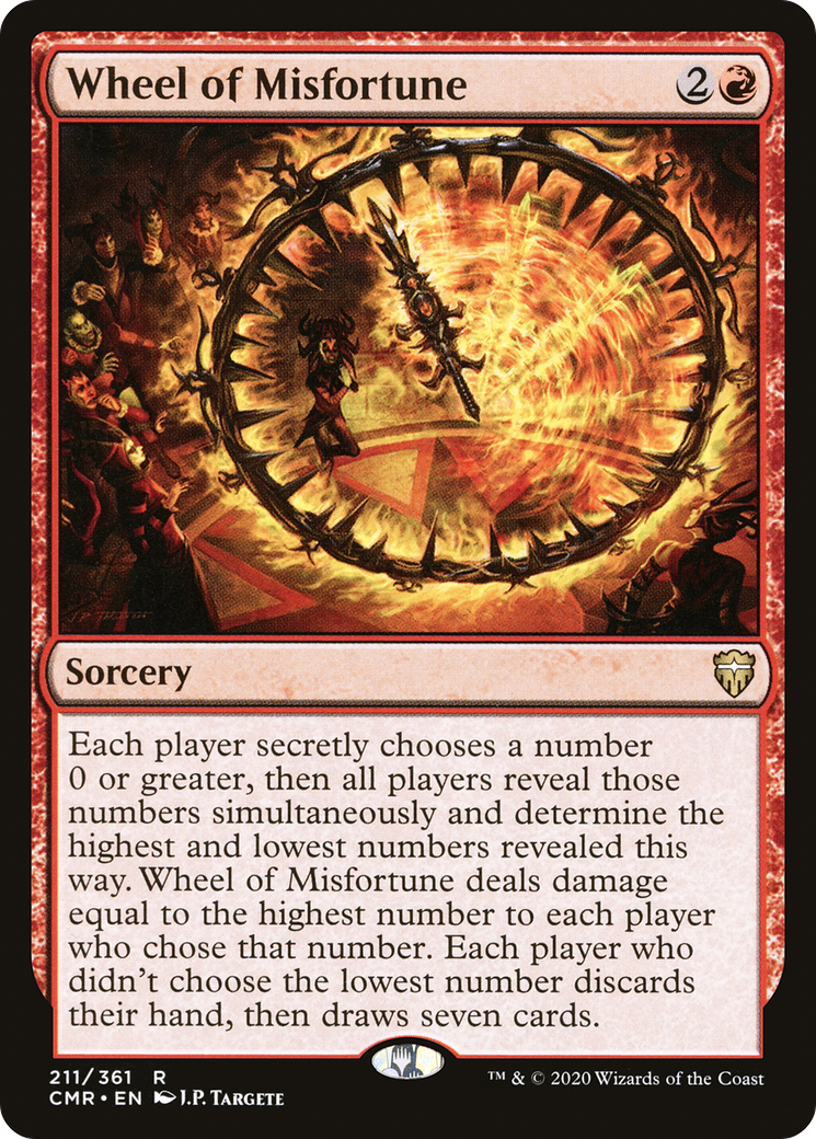 Wheel of Misfortune (211) Foil - Commander Legends