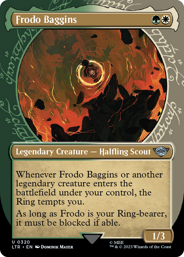 Frodo Baggins (Showcase) (320) Foil - The Lord of the Rings: Tales of Middle-earth