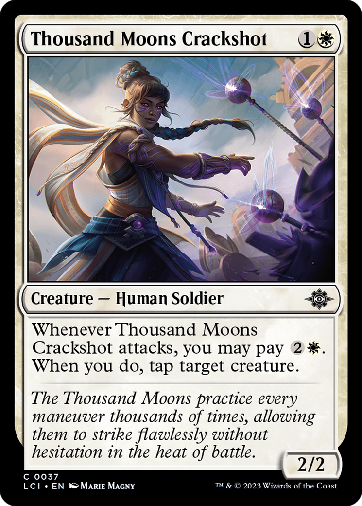 Thousand Moons Crackshot (037) Foil - The Lost Caverns of Ixalan