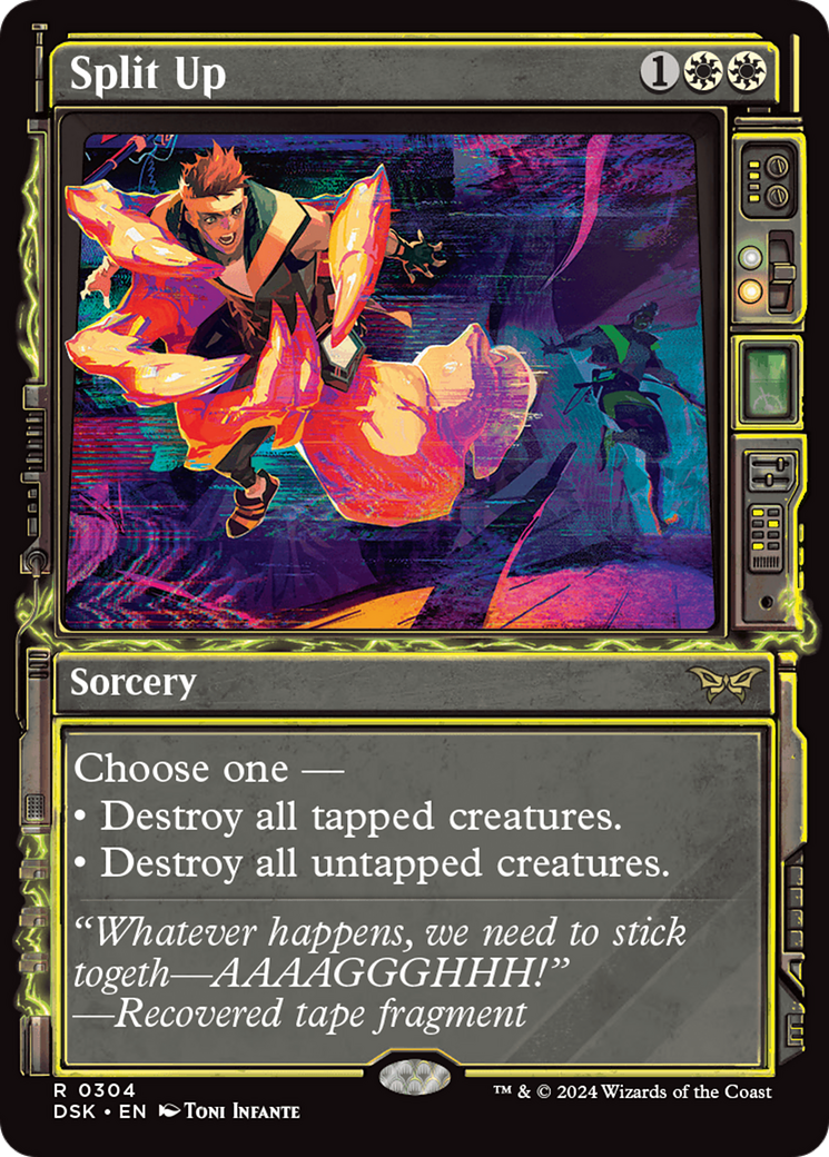 Split Up (Showcase) (304) Foil - Duskmourn: House of Horror
