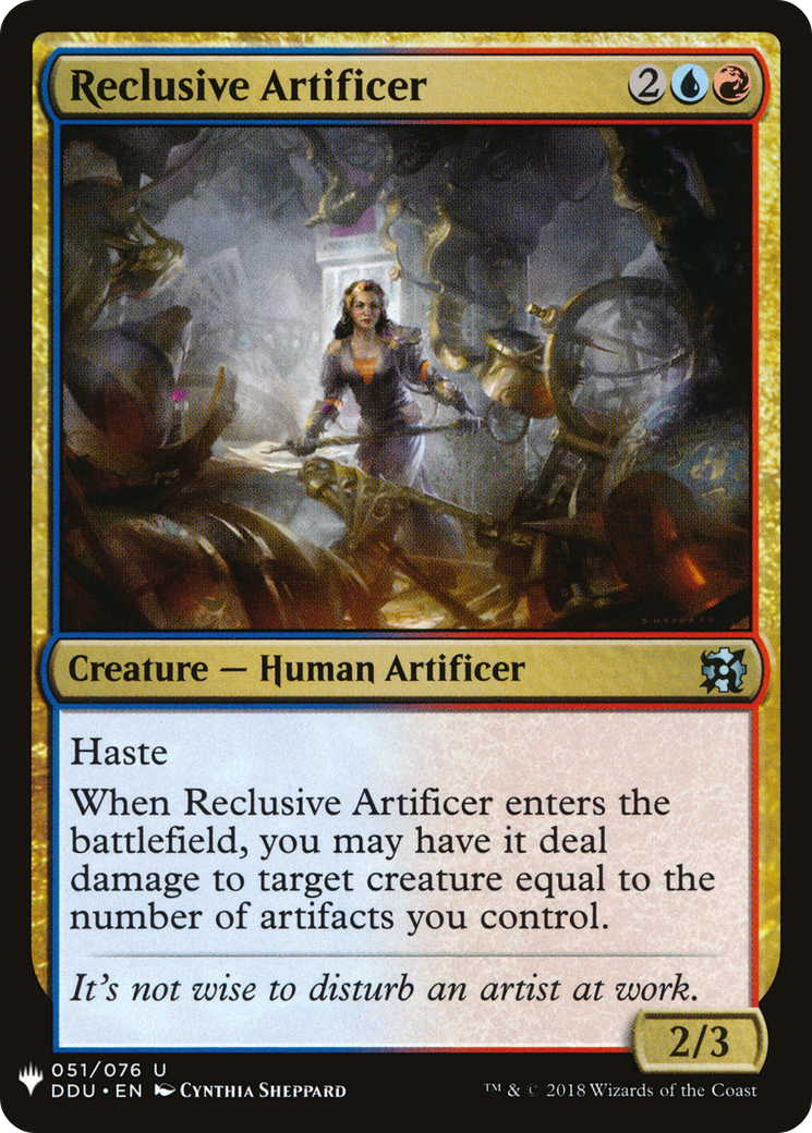 Reclusive Artificer (DDU-51) - The List