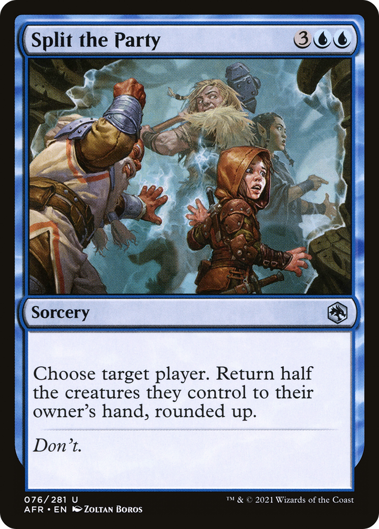 Split the Party (076) Foil - Adventures in the Forgotten Realms