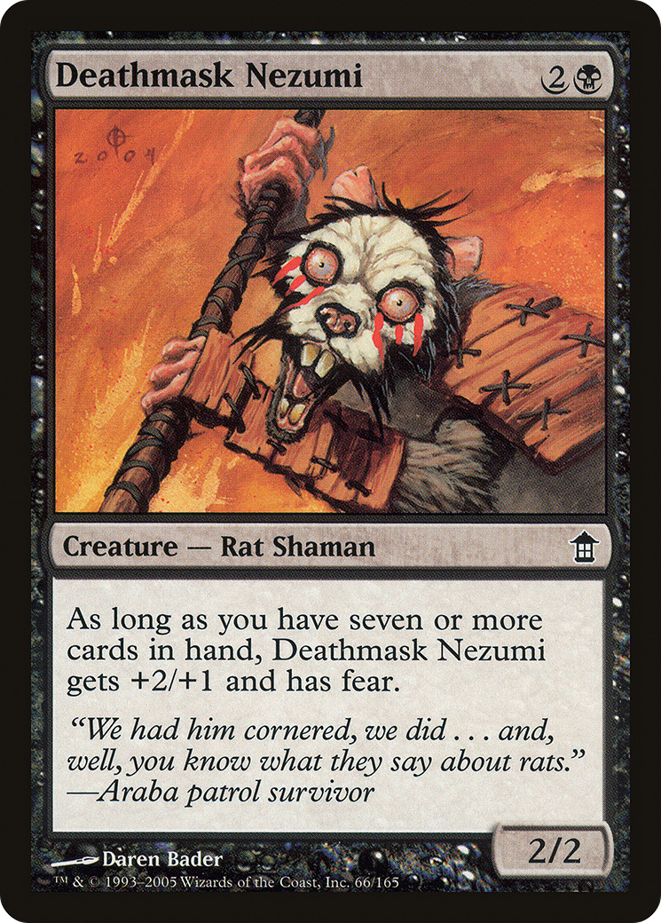 Deathmask Nezumi (066) Foil - Saviors of Kamigawa