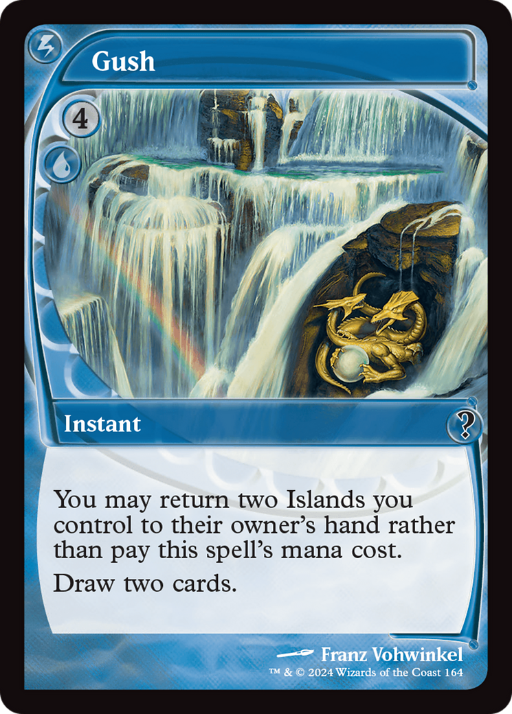 Gush (Future Sight) (164) Foil - Mystery Booster 2
