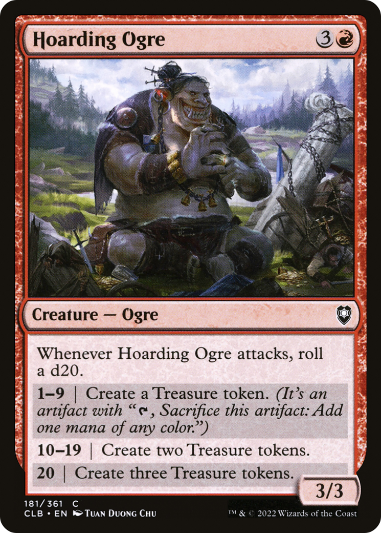 Hoarding Ogre (181) Foil - Commander Legends: Battle for Baldur's Gate