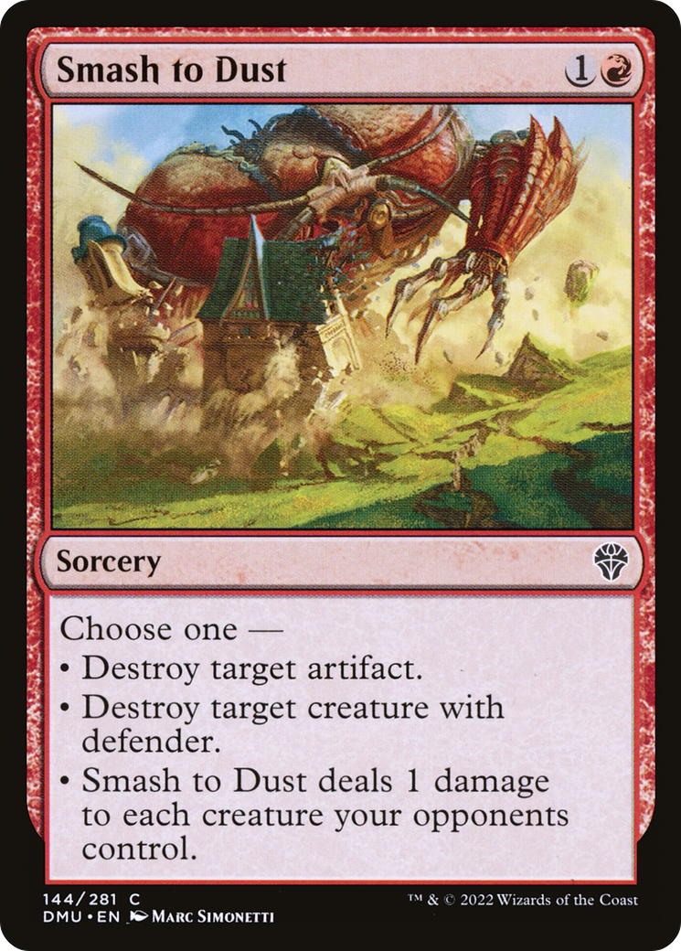 Smash to Dust (144) Foil - Dominaria United