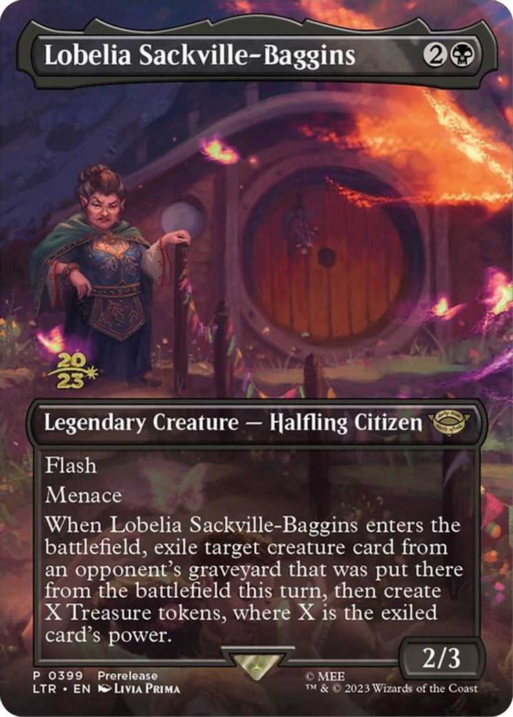 Lobelia Sackville-Baggins (399s) Foil - Tales of Middle-earth Promos