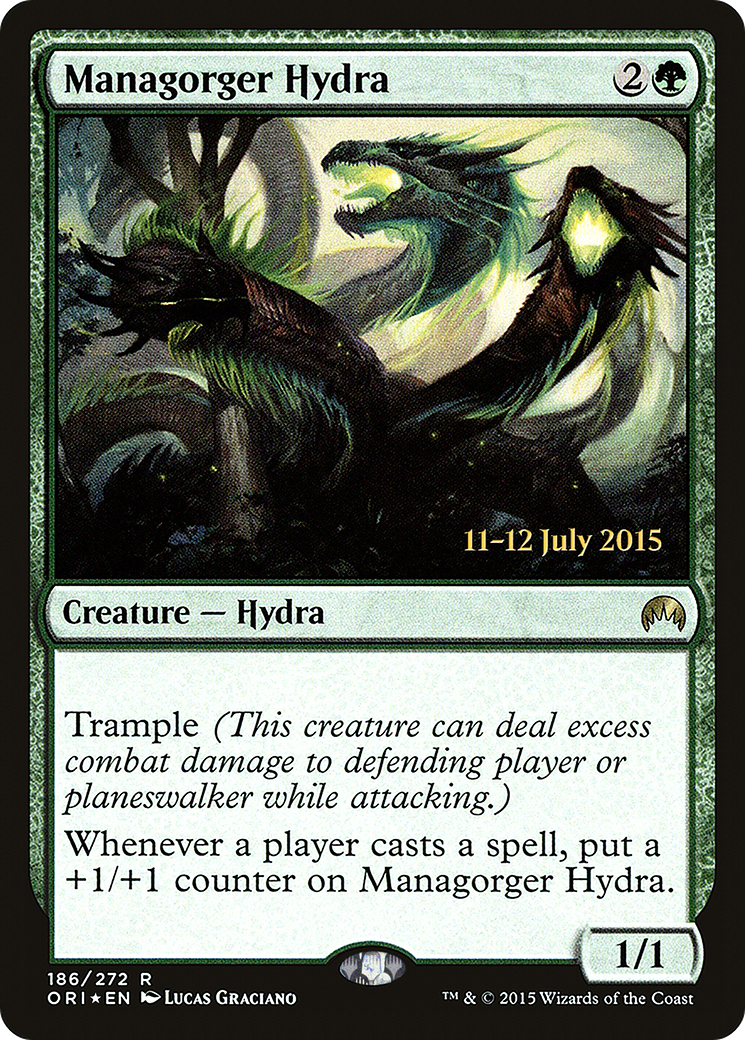 Managorger Hydra (186) Foil - Magic Origins Promos