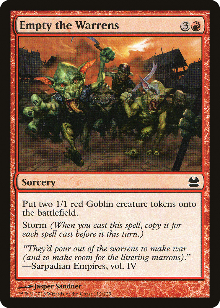 Empty the Warrens (112) - Modern Masters
