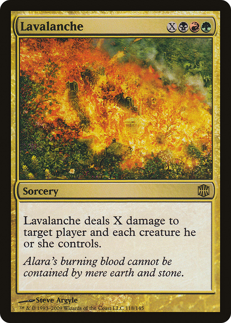 Lavalanche (118) Foil - Alara Reborn