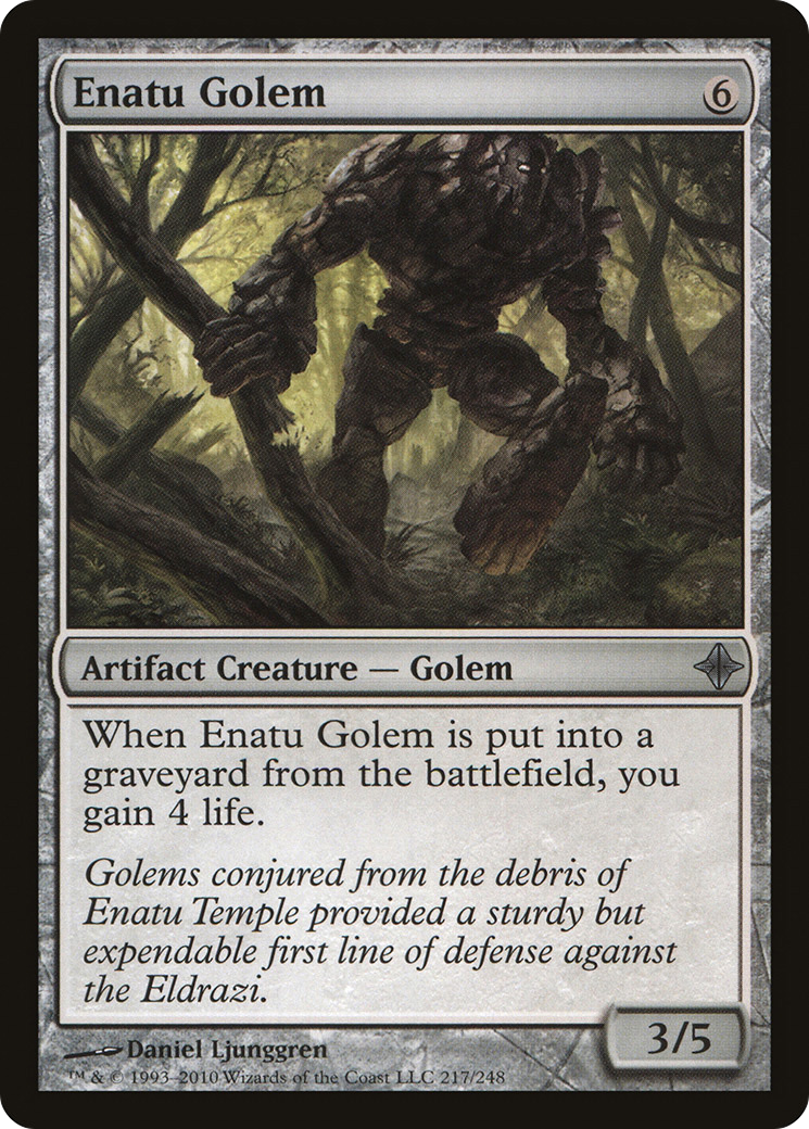 Enatu Golem (217) Foil - Rise of the Eldrazi
