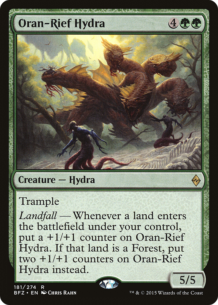 Oran-Rief Hydra (181) Foil - Battle for Zendikar