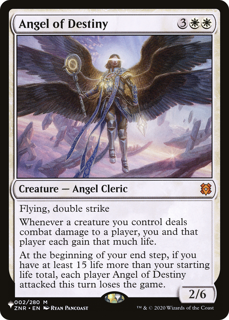 Angel of Destiny (ZNR-2) Foil - The List