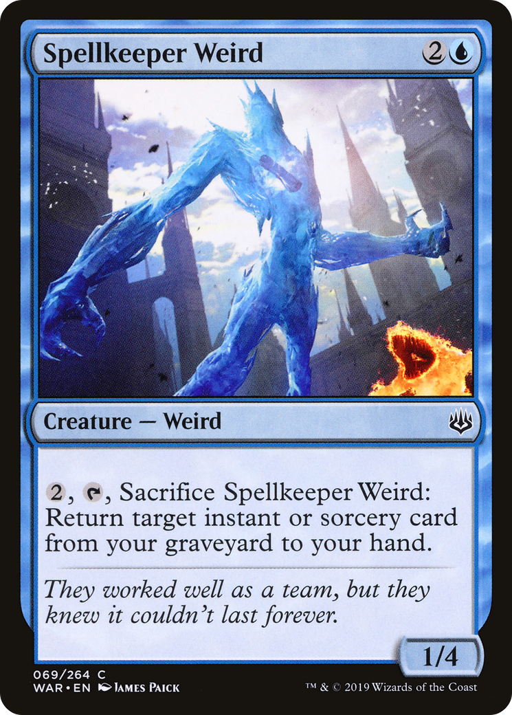 Spellkeeper Weird (069) Foil - War of the Spark