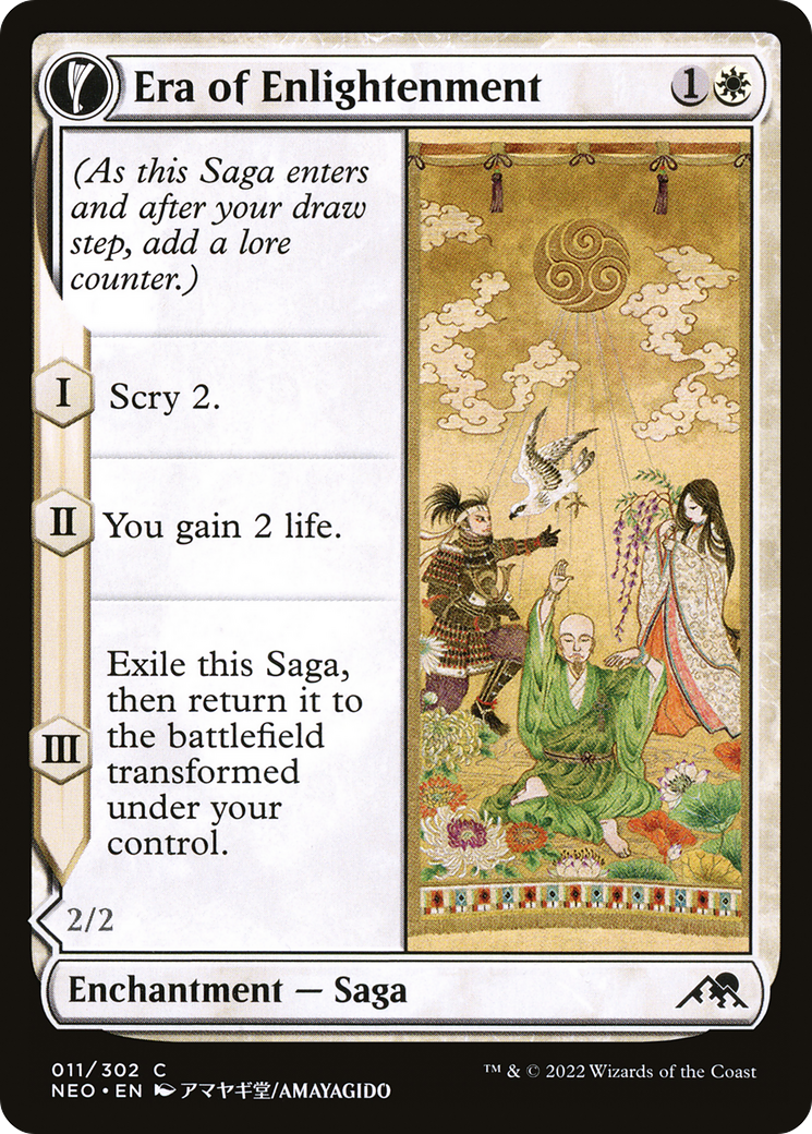 Era of Enlightenment // Hand of Enlightenment (011) Foil - Kamigawa: Neon Dynasty