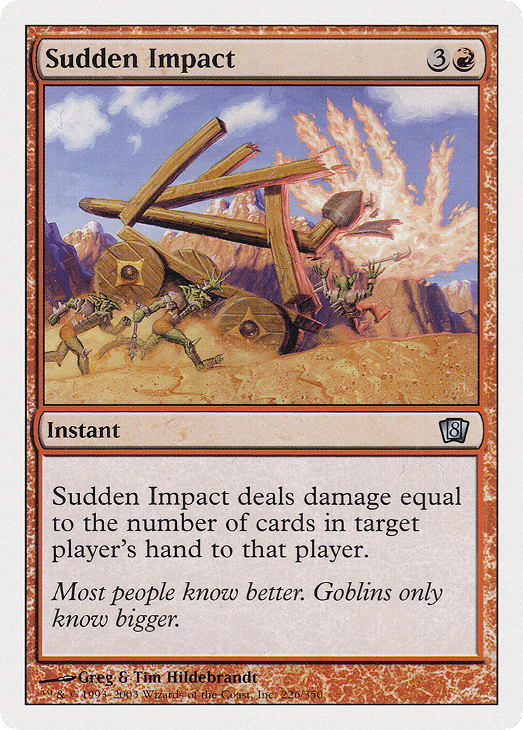 Sudden Impact (226) Foil - Eighth Edition