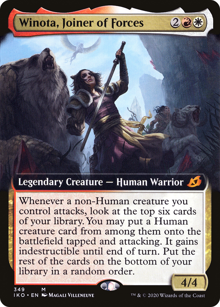 Winota, Joiner of Forces (Extended Art) (349) - Ikoria: Lair of Behemoths