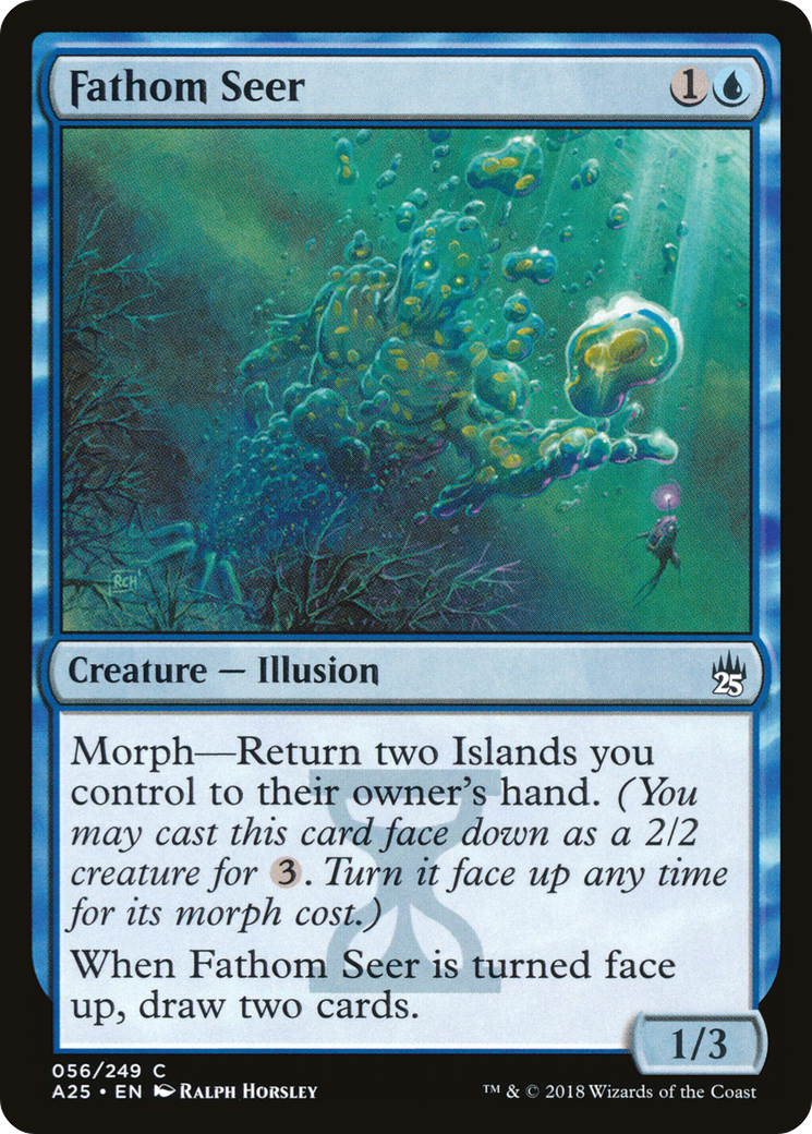 Fathom Seer (056) Foil - Masters 25