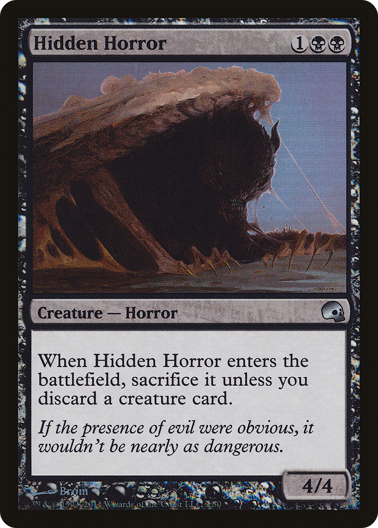 Hidden Horror (002) Foil - Premium Deck Series: Graveborn