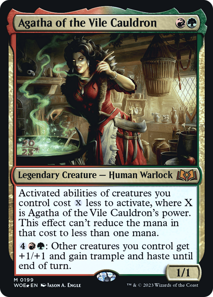 Agatha of the Vile Cauldron (199) Foil - Wilds of Eldraine Promos