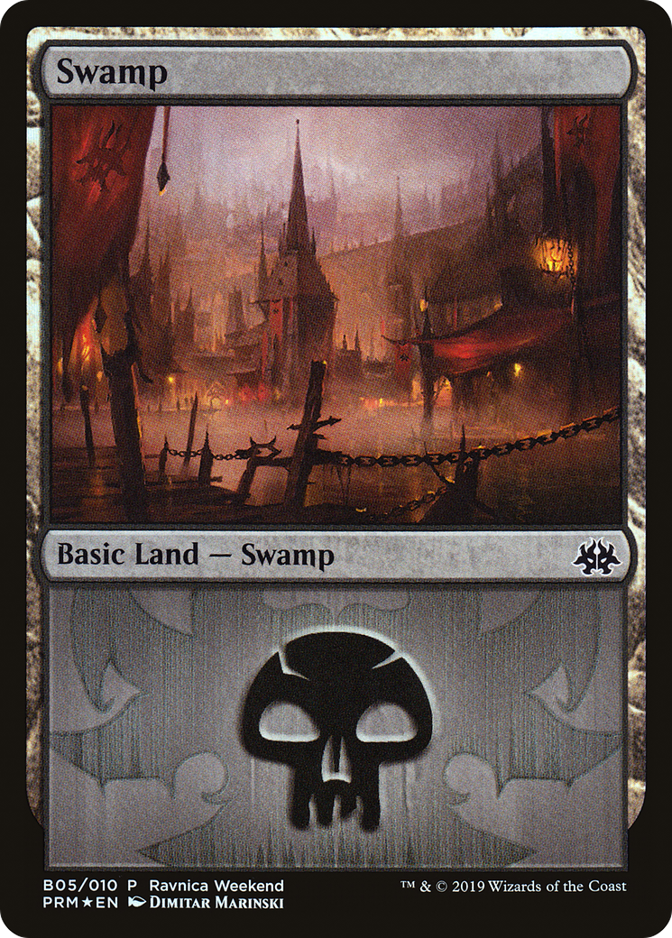 Swamp (B05) Foil - RNA Ravnica Weekend