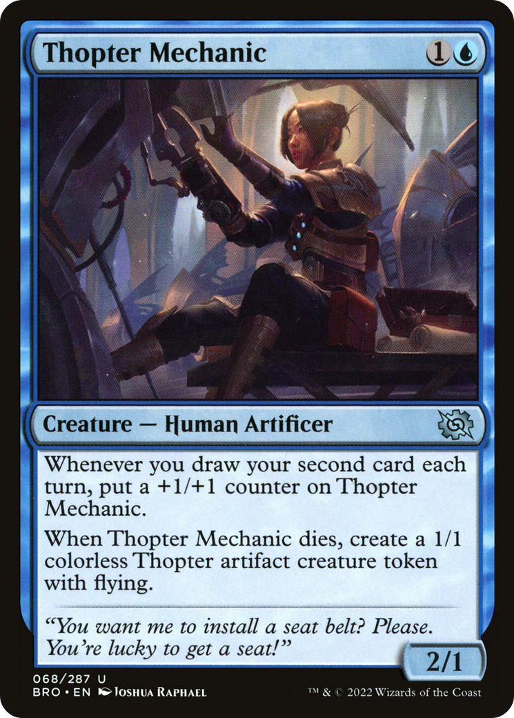 Thopter Mechanic (068) Foil - The Brothers' War