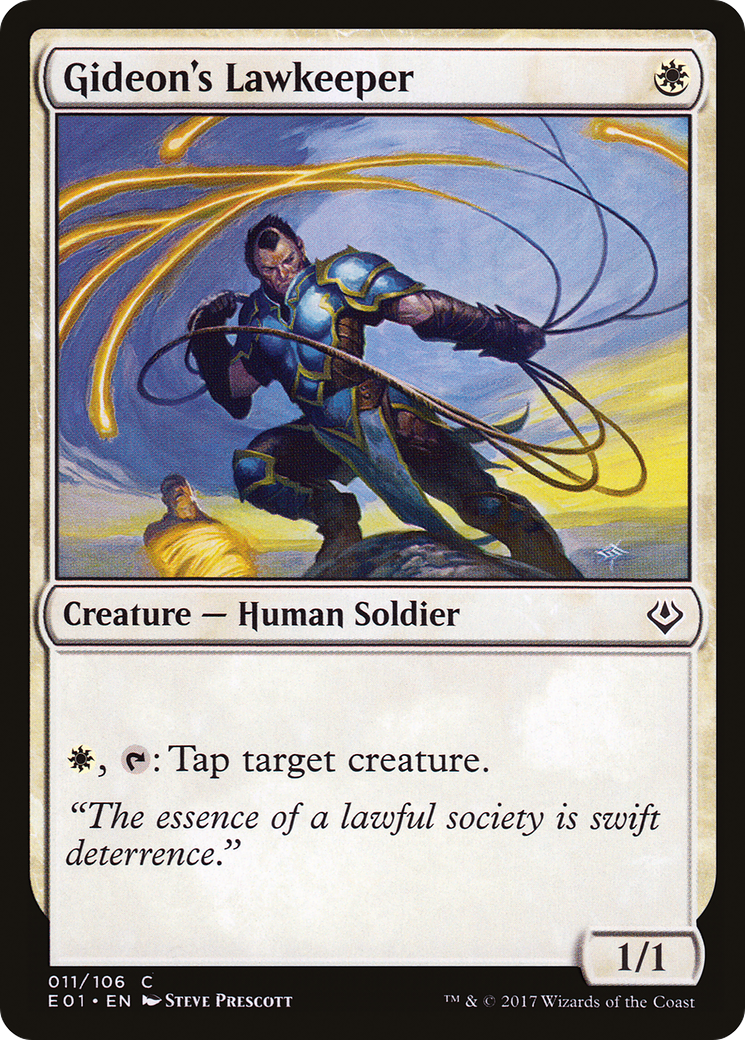 Gideon's Lawkeeper (011) - Archenemy: Nicol Bolas