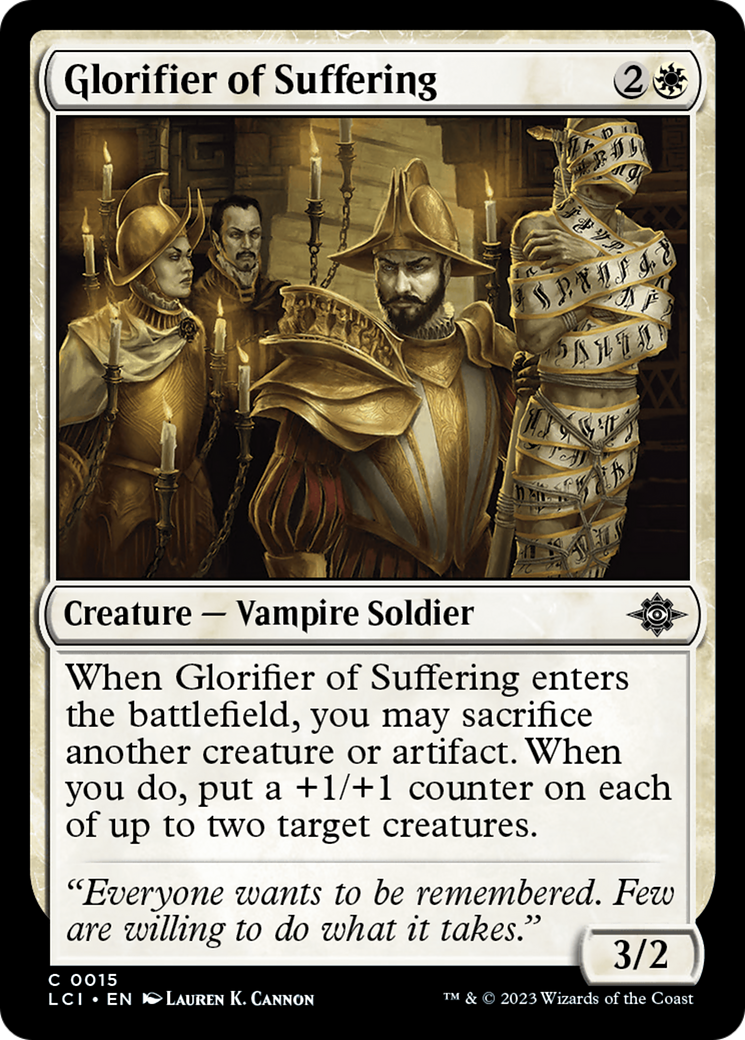 Glorifier of Suffering (015) Foil - The Lost Caverns of Ixalan