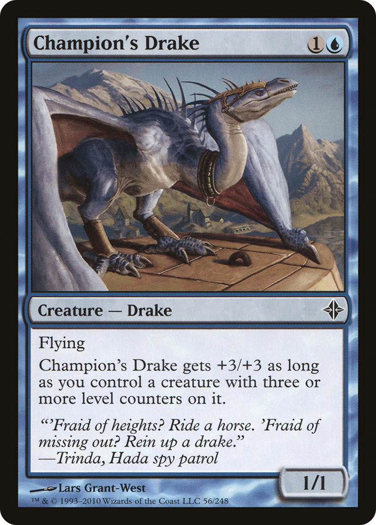Champion's Drake (056) Foil - Rise of the Eldrazi