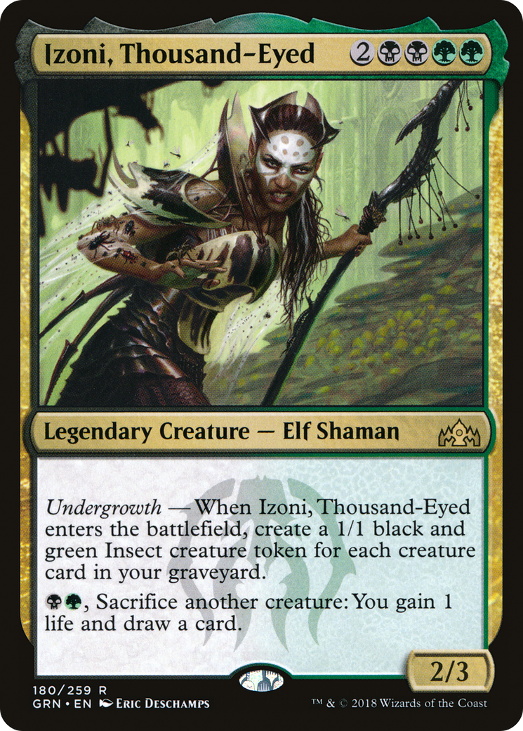 Izoni, Thousand-Eyed (180) Foil - Guilds of Ravnica