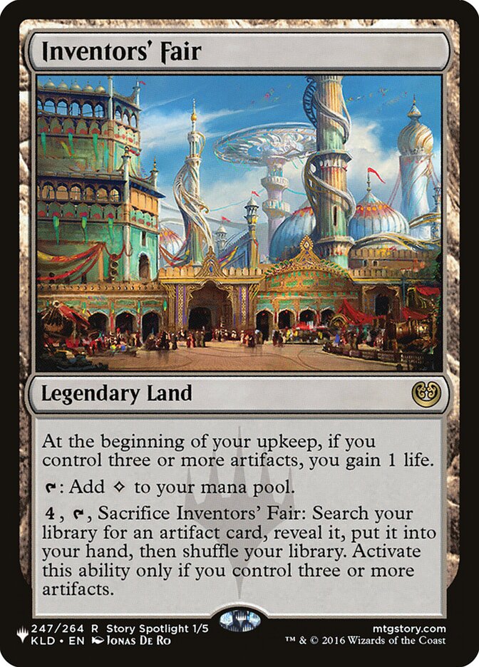 Inventors' Fair (KLD-247) - The List