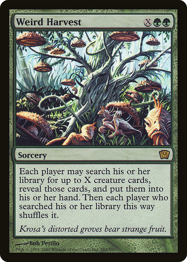 Weird Harvest (282) Foil - Ninth Edition