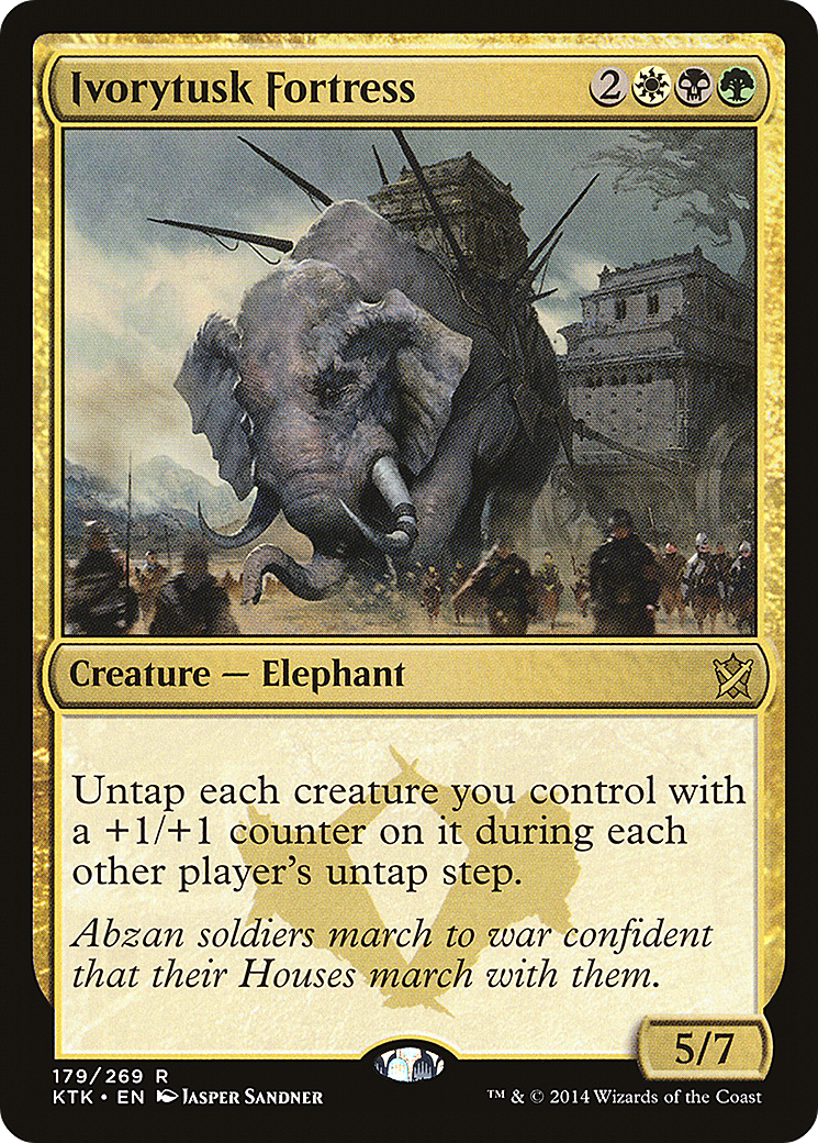 Ivorytusk Fortress (179) Foil - Khans of Tarkir