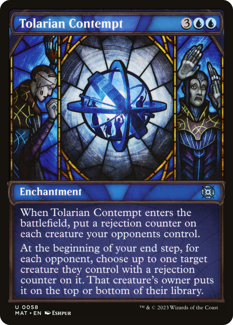 Tolarian Contempt (Showcase) (058) Foil - March of the Machine: The Aftermath