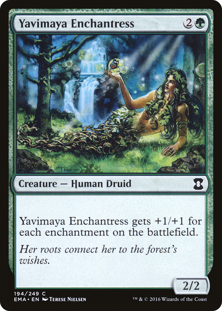 Yavimaya Enchantress (194) Foil - Eternal Masters