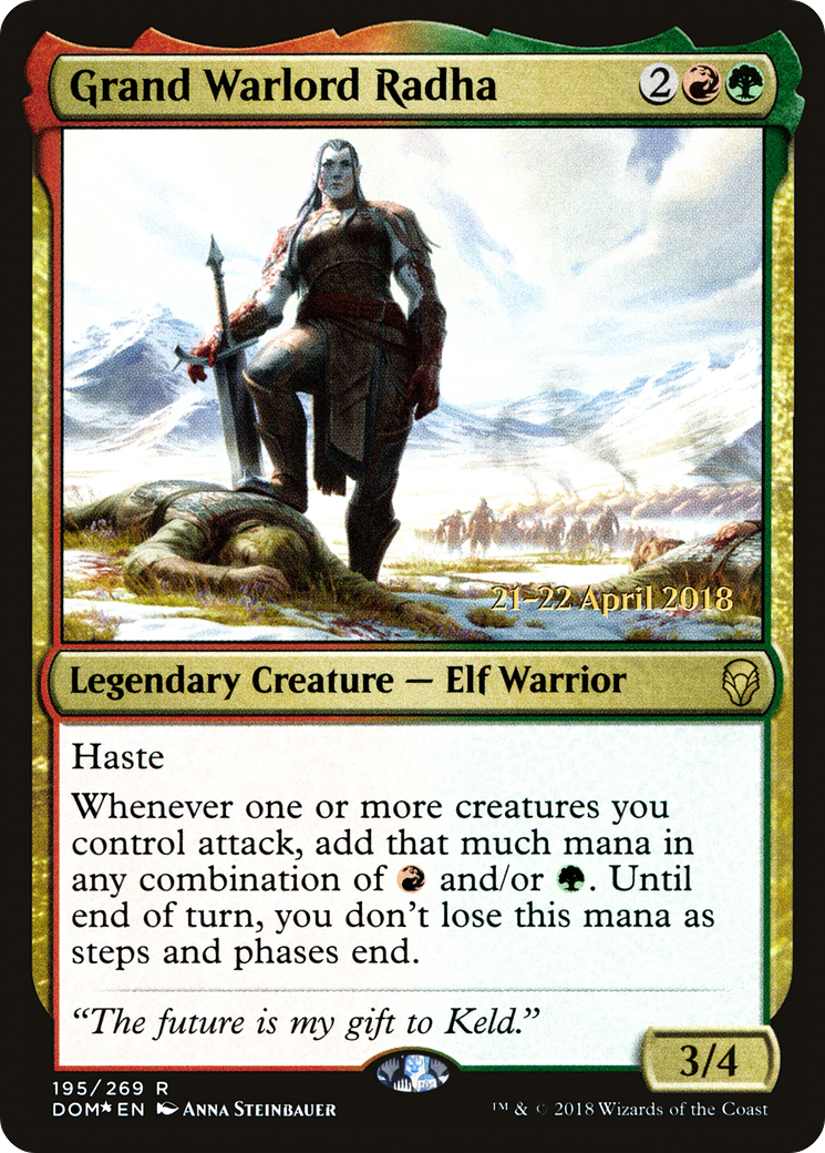 Grand Warlord Radha (195) Foil - Dominaria Promos