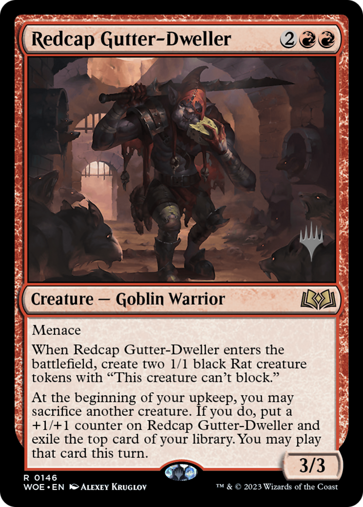 Redcap Gutter-Dweller (146) - Wilds of Eldraine Promos