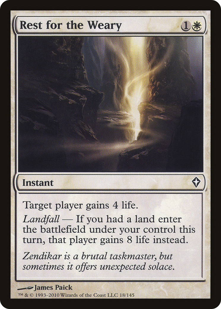 Rest for the Weary (018) Foil - Worldwake