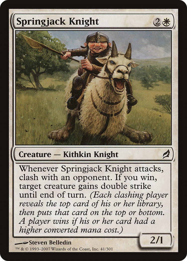 Springjack Knight (041) Foil - Lorwyn