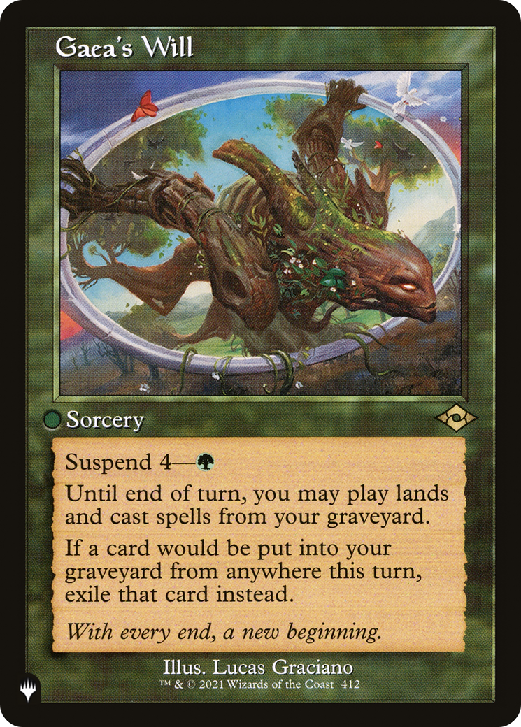 Gaea's Will (Retro) (MH2-412) - The List