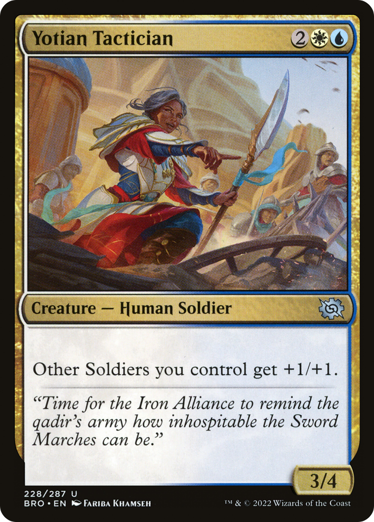 Yotian Tactician (228) Foil - The Brothers' War