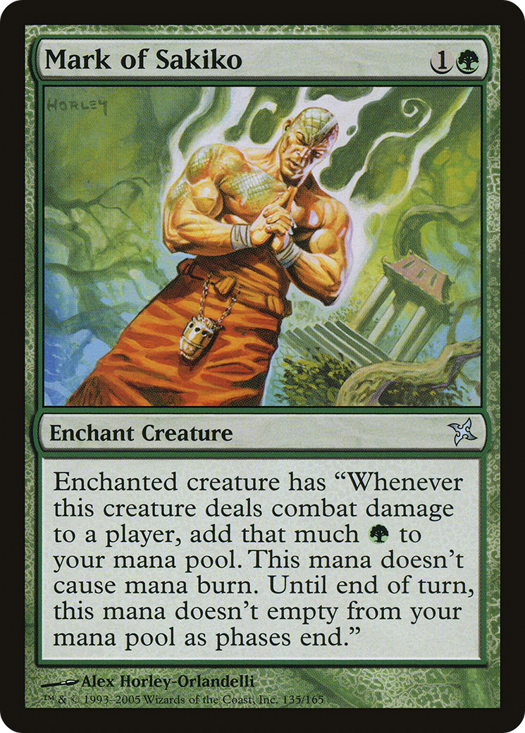 Mark of Sakiko (135) Foil - Betrayers of Kamigawa