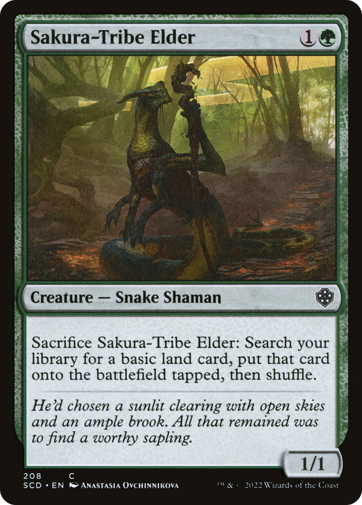 Sakura-Tribe Elder (208) - Starter Commander Decks