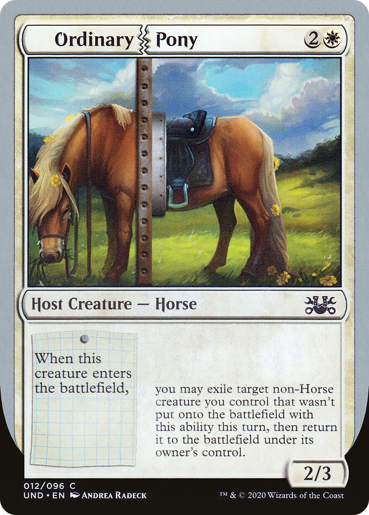 Ordinary Pony (012) - Unsanctioned