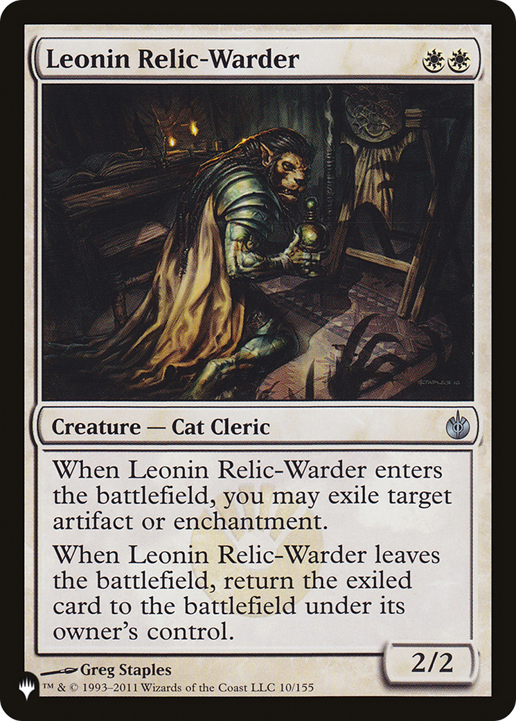 Leonin Relic-Warder (MBS-10) - The List