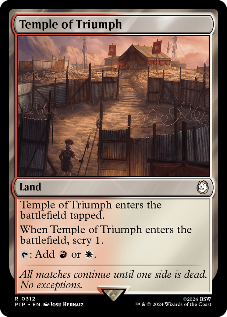 Temple of Triumph (312) Foil - Fallout