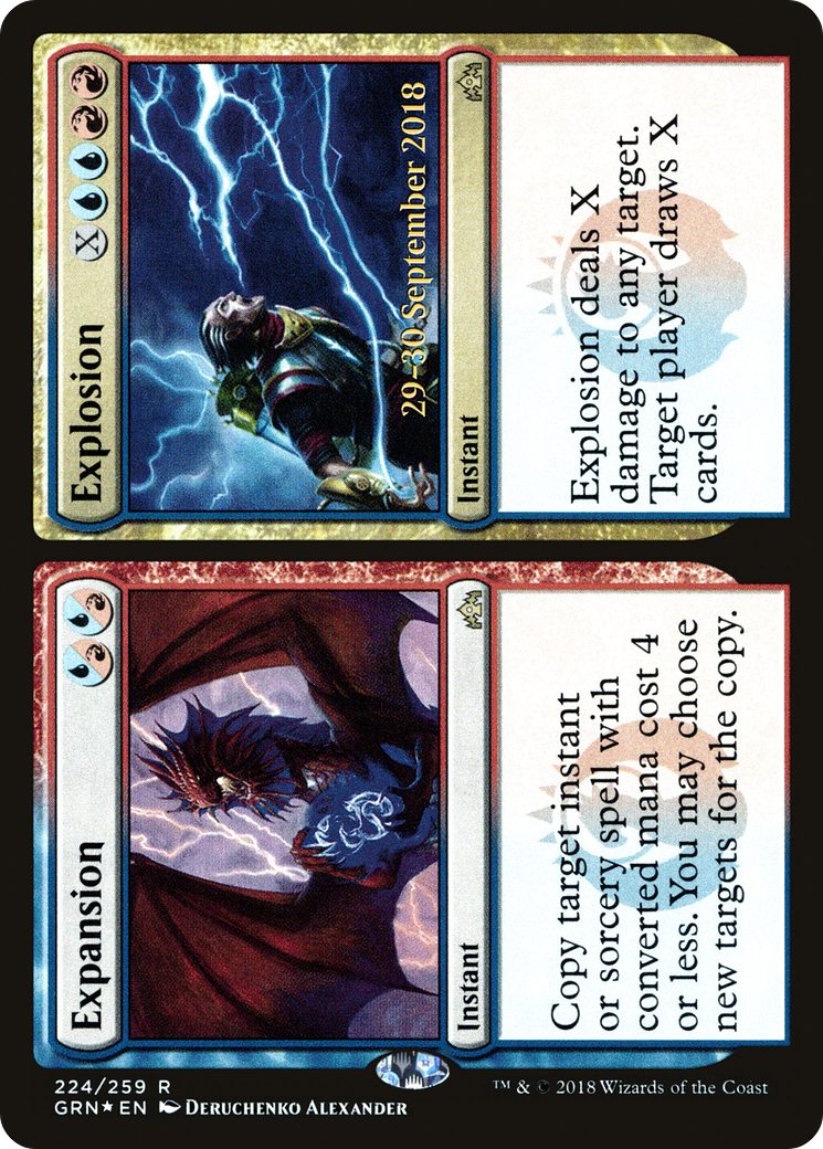 Expansion // Explosion (224s) Foil - Guilds of Ravnica Promos